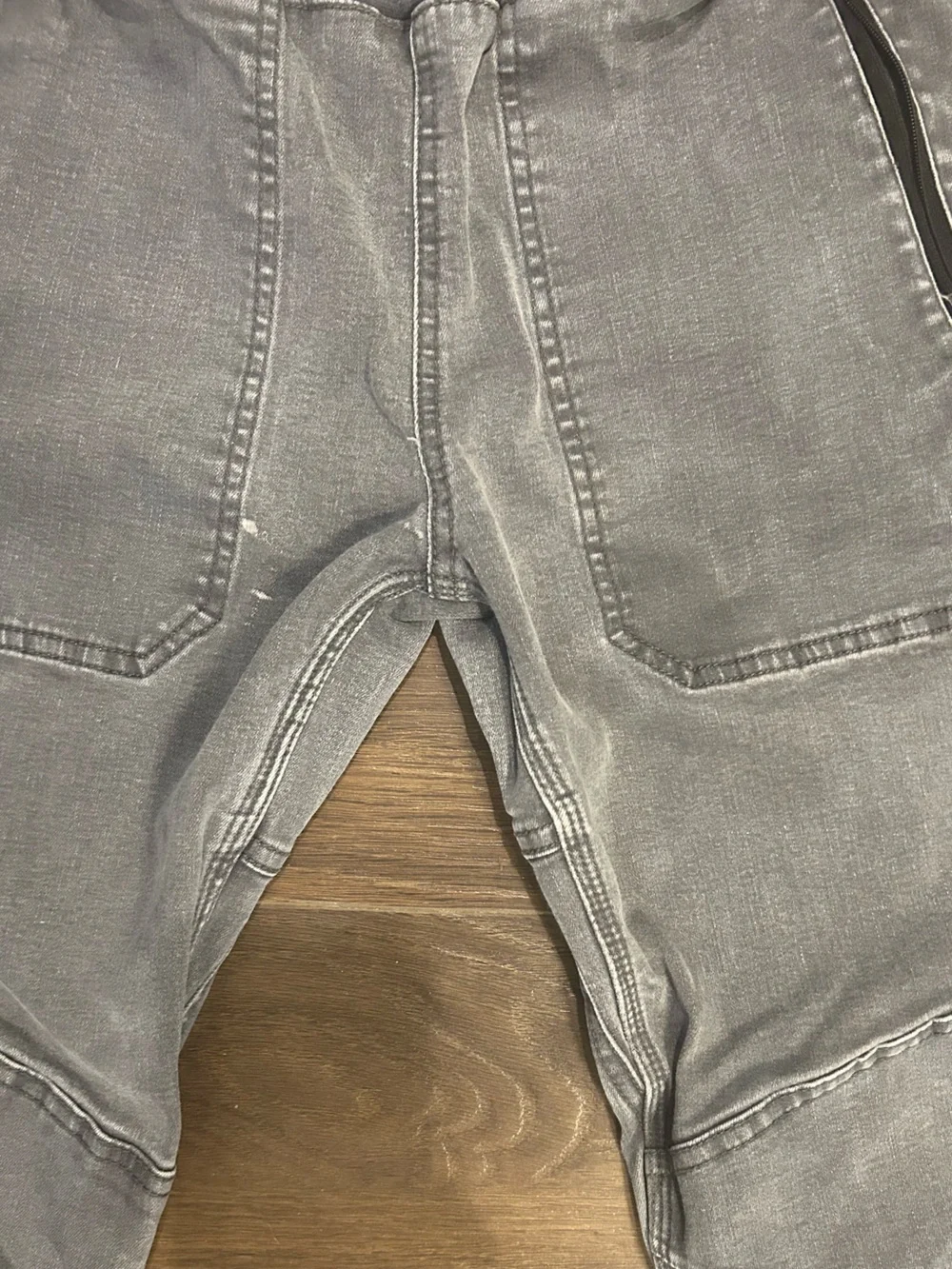 Dovetail Workwear Christa X Utility Work Pants Women’s 10/12 Gray Skinny -comfy! - Picture 2 of 7